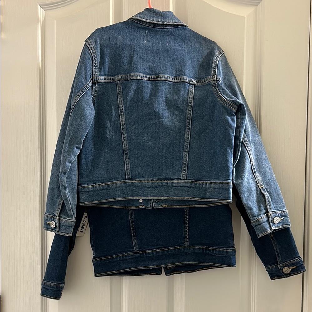 Old Navy Blue Denim Jean Jacket Classic Style